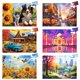 thumbnail image 1 of Puzzle Biarek, paquete de 6, 36 piezas grandes para personas mayores con bolsas de almacenamiento, 1 of 7