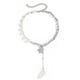 thumbnail image 1 of Collar para mujer, joyería para mujer, collar asimétrico de perlas de imitación, cadena en forma de gota, paño de cocina, 1 of 3
