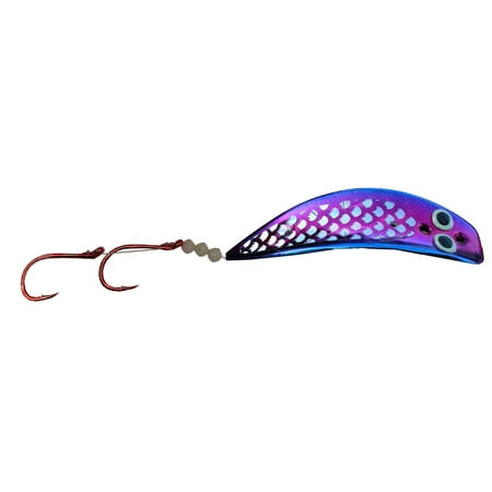 UPC: 0699321654216 | Pro-Troll Kokanee Killer Lure with EChip Holo Purple Soft Baits