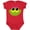 Red, variant on Inktastic Frog Face girl Girls Baby Bodysuit