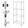 thumbnail image 4 of Mainstays 4-Tier Wire Shelving Unit, Metal Storage Rack, Adjustable Organizer, Perfect for Pantry Laundry Bathroom , Kitchen etc., 4 of 8