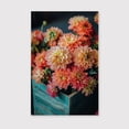 thumbnail image 2 of Dahlia Flower Canvas Wall Art 8x12 inches - French Vintage Botanical Dahlia Flower Canvas Decor for Elegant Bedroom, 2 of 5