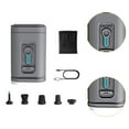 thumbnail image 6 of MAGIDEAL Portable Air Pump for Inflatables Electric Air Pump for Beach Swimming Rings Grey, 6 of 8
