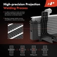 thumbnail image 4 of A-Premium Automatic Transmission Oil Cooler Compatible with Chevrolet Silverado 2500 HD, Silverado 3500 HD & GMC Sierra 2500 HD, Sierra 3500 HD, 2017 2018 2019, 6.6L, Diesel, Stack-Up, 4 of 6