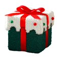 thumbnail image 5 of Christmas Gift Boxes Empty, Velvet Holiday Packaging Box with Lid, Festive Red Green Present Box for Xmas Party Favors Decorations, 5 of 8
