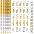 thumbnail image 4 of 60-170Pcs/Pack Mix Hair Rings Braid Dreadlocks Beads Cuffs Clips Hair Accessories, 4 of 5