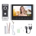 thumbnail image 2 of De Intercomunicación con Timbre de Video WIFI Inalámbrico de 7 Pulgadas Smart 1 para 1 de Entrada de Videoportero con Control Remoto de Teléfono Visual para Villa, 2 of 8