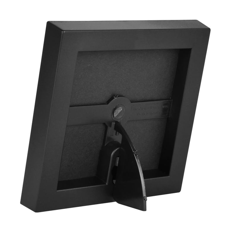 Mainstays 8x8 Front Loading Tabletop Picture Frame, Black