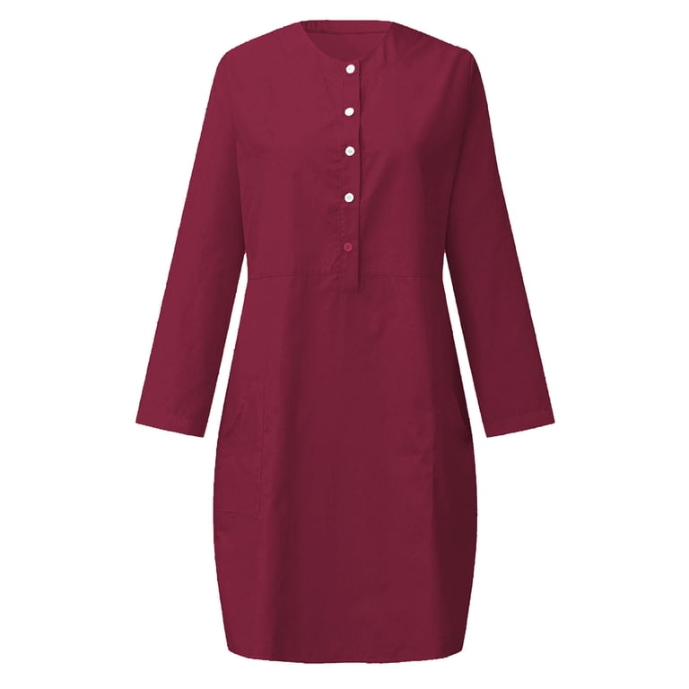 burgundy button down dress Button Down Floral Midi Dress Burgundy