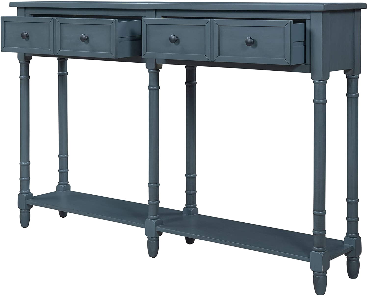 Harper & Bright Designs Retro Console Table Sofa Table for Entryway with Drawers and Shelf Living Room Table