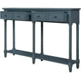 thumbnail image 3 of Harper & Bright Designs Retro Console Table Sofa Table for Entryway with Drawers and Shelf Living Room Table, 3 of 7