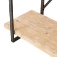 thumbnail image 6 of DecMode 47" x 67" Brown Wood 4-Tier Shelving Unit, 1-Piece, 6 of 14