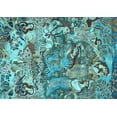 thumbnail image 1 of Ahgly Company Indoor Rectangle Animal Light Blue Traditional Area Rugs, 7' x 9', 1 of 4