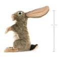 thumbnail image 2 of Hand Puppet Folkmanis Jack Rabbit para niños y adultos, 2 of 5