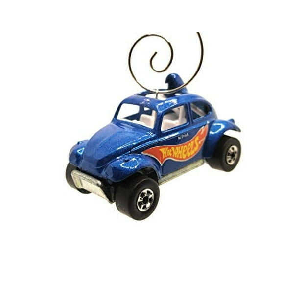 VW Baja Bug Christmas Ornament 1:64 Blue
