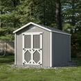 thumbnail image 2 of Little Cottage Co. 8x12 Classic Gable Shed with Floor, Outdoor Wood Storage Shed Do-It-Yourself Precut Kit, 2 of 14