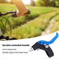 thumbnail image 4 of Kids Bike Brake Levers, Adjustable Ergonomic Handle Grip for 22.2mm/0.9in Diameter Handlebar, Black & Blue, 4 of 4