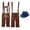 1-Blue1042, variant on XIAOCHA Men's Suede Lederhosen Matching Hat Suspender Shorts Oktoberfest Knee Length Pants,Blue,Sizes L