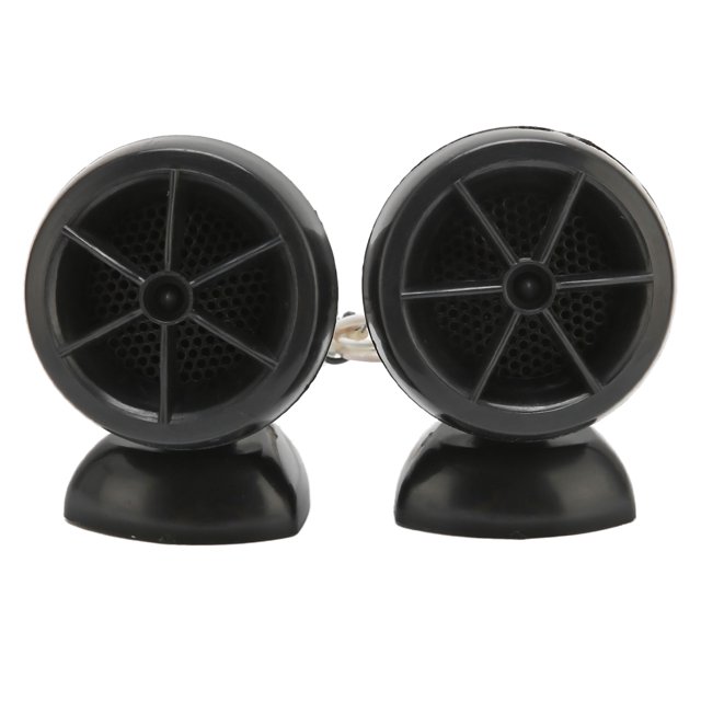 2Pcs Car Dome Tweeter 1200W Car Loudspeaker Car Modified Car Audio Silk Dome Tweeters, Universal 2 Way System Car Stereo Speaker Tweeter For Car Audio Systems