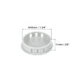 thumbnail image 2 of Uxcell 64PCS 45mm Light Gray Plastic Hole Plugs, Flush Type Panel Hole Caps, 2 of 6