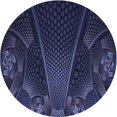 thumbnail image 1 of Ahgly Company Tapis Rond Lavable en Machine Intérieur Transitionnel Violet Pervenche Profond, 4 Pieds Rond, 1 of 7