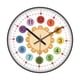 thumbnail image 2 of Reloj de pared para niños, reloj de arte moderno, reloj decorativo sin tictac para niños. 12 pulgadas, 2 of 9