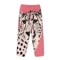 thumbnail image 5 of Haiem Pink Cheetah Art Women's Pajama Pants Ultra Lightweight Pjs Bottoms Sleepwear Bottom Pants With Pocket Drawstring-, 5 of 7
