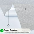 thumbnail image 3 of Wipeable Waterproof Tablecloth for Rectangle Table Heavy Duty Vinyl Tablecloths Outdoor PVC Table Cover for Picnic(A-Gray, 60'''' x 120''''), 3 of 6
