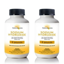 Sodium Hydroxide 99.9% Pure Food Grade Beads Caustic Soda lye 4 Lbs (Pounds)