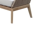thumbnail image 4 of Dexi 30 Inch Patio Sofa Chair, Fade Resistant Fabric Cushions, Beige Rope - Saltoro Sherpi, 4 of 5