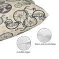 thumbnail image 3 of Kdxio Cotton Pillow Cases 20"x30" Pillowcases,Soft and Breathable Bedroom Pillow Cases-Compass And Mountains In Bicycle Wheels-No Pillow Core, 3 of 5