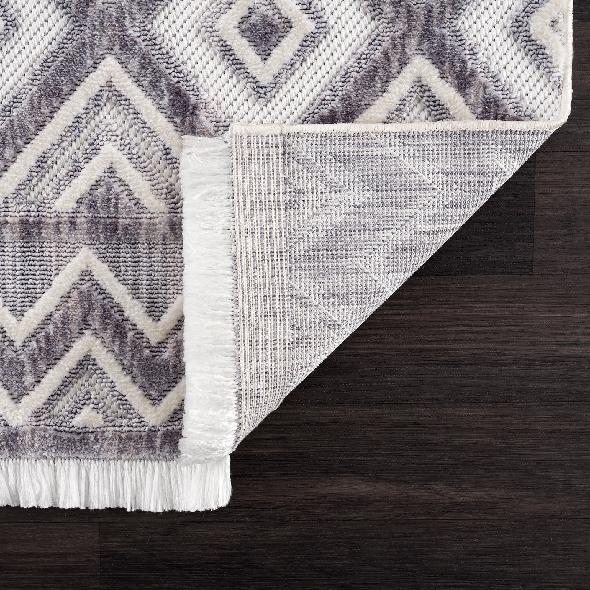 United Weavers Keya Sahara Modern Geometric Area Rug, Grey, 5'3" x 7'2"