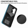thumbnail image 4 of Nalacover Wallet Case for Samsung A34 5G, Premium Leather Case with Card Holder, 360°Rotation Ring Kickstand, RFID Blocking Protective Magnetic Back Clsoure Case for Samsung Galaxy A34 5G, Blue, 4 of 13