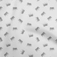 thumbnail image 1 of oneOone Rayon Gray Fabric Wild Dress Material Fabric Print Fabric By The Yard 56 Inch Wide, 1 of 5