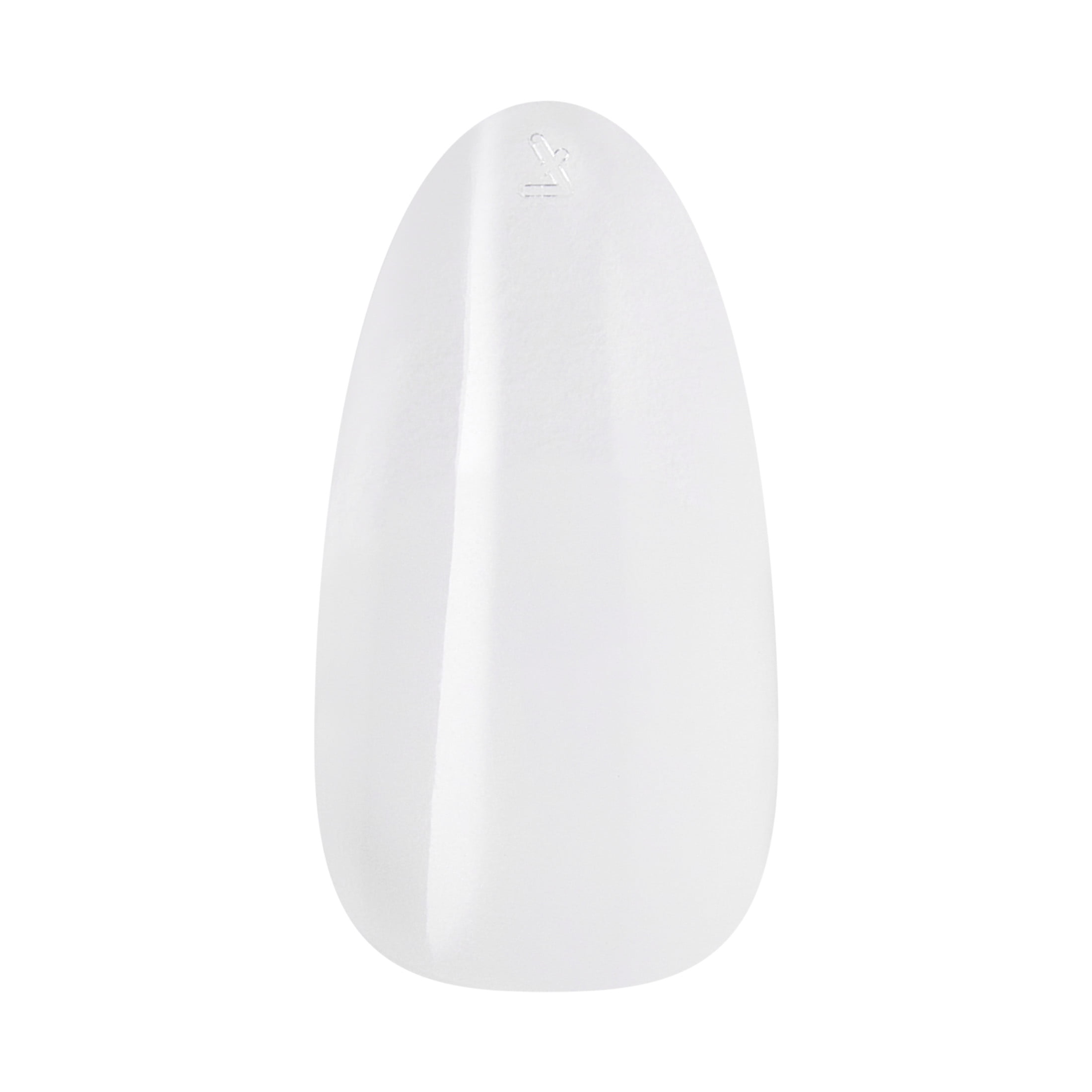 Kiss Professional Full Cover Medium Almond Press-On Nails, White, 140 Pieces