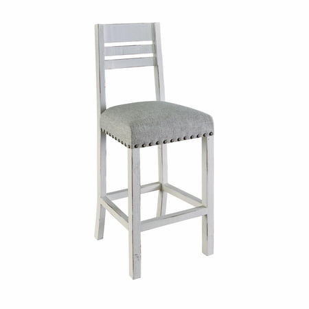 Picket House Furnishings Robertson Bar Stool in White