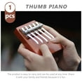thumbnail image 2 of Miangastore Kalimba Pouce Piano Bois Brun Rougeâtre 1 Pce 3.54x2.44x0.79 Po, 2 of 8