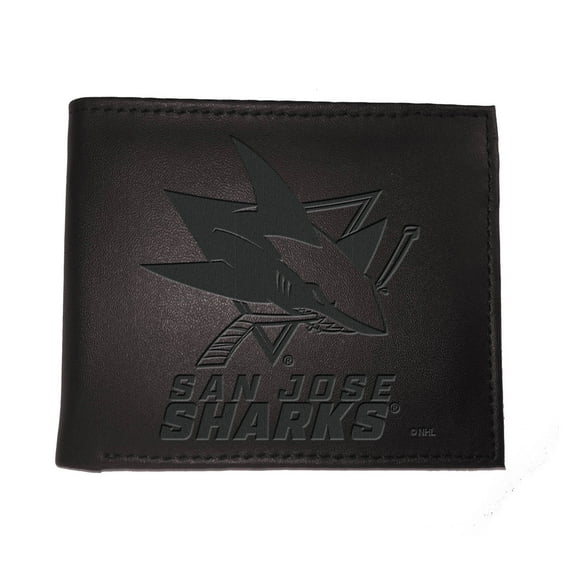 Black San Jose Sharks Hybrid Bi-Fold Wallet