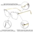 thumbnail image 2 of -Crystal ClearGafas de ojo de gato con montura y lentes transparentes para mujer B2440, 2 of 5