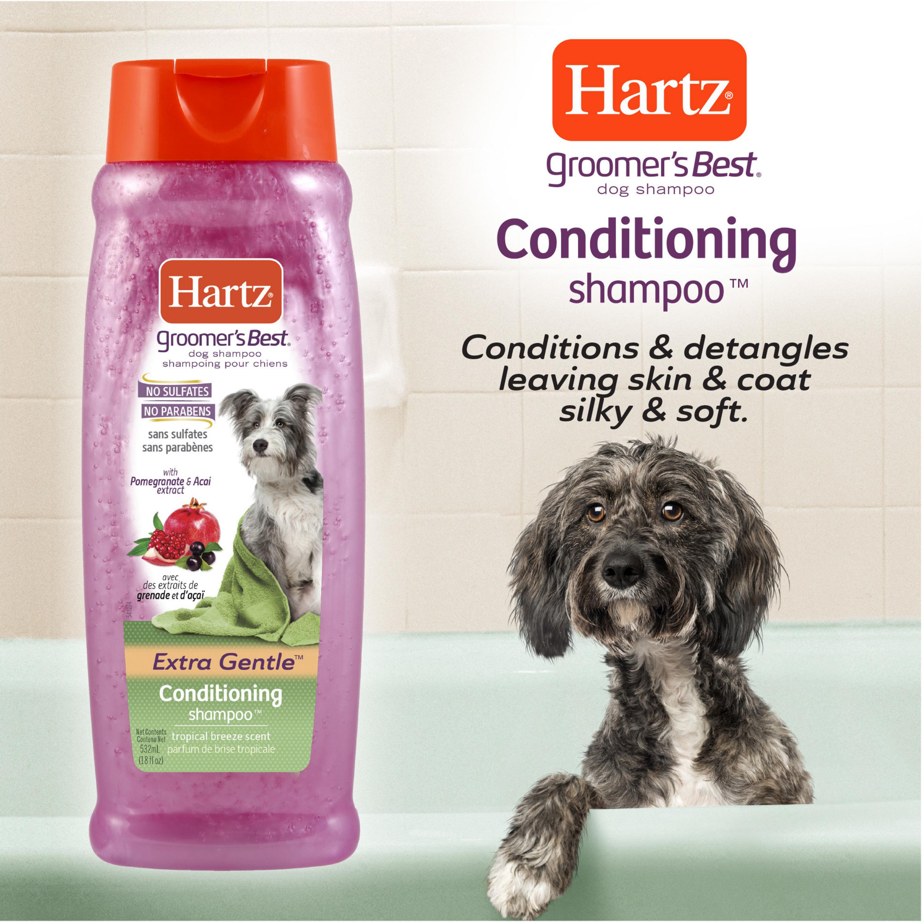 Hartz Groomer's Best Conditioning Dog Shampoo, Tropical Breeze, 18 oz photo 8