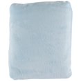 thumbnail image 5 of TL Care Heavenly Soft Chenille Fitted Crib Sheet , Light Blue, 5 of 5