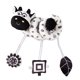 thumbnail image 1 of Juguete colgante para niños con forma de animal en espiral blanco y negro, 1 of 4