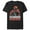 Black, variant on Men's Marvel Deadpool No One Cares  Graphic Tee Black Large
