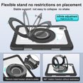 thumbnail image 4 of XYX Shockproof Tablet Case for iPad Pro 11 inch 4th/3rd/2nd Gen (2022/2021/2020) with 360 Rotating Stand, Slim Lightweight with Pencil Holder, Black, 4 of 5