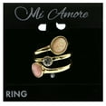 thumbnail image 2 of Mi Amore Stackable  Crystal Multiple-Ring-Set Gold-Tone Size 7.00, 2 of 2