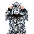 thumbnail image 5 of Just Love Adult Bodysuit with Animal Prints / Pajamas (White Tiger, XX-Large), 5 of 5