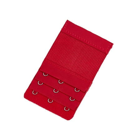 

Peryerana Extension Strap Bra Extenders 3 Rows 3 Hooks Women Accessories Multicolor Lengthened Back Replacement Intimates Underwear wine red