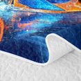 thumbnail image 5 of Erosebridal Blue Fast Car Twin Quilt Set for Boys,Car Theme Twin Coverlet Set for Teens, 5 of 7