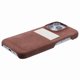 thumbnail image 5 of For iPhone 16 Pro Max Case Skin-Touch Leather+PC Phone Cover with Card Slot - Brown, 5 of 5