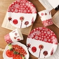 thumbnail image 2 of HEVIRGO 10 Pcs/Set Paper Plate Set Disposable Increase Atmosphere Christmas Style Festive Cartoon Decomposable Heat Resistant Colorful Print Christmas Paper Cup Plate for Christmas Party, 2 of 10